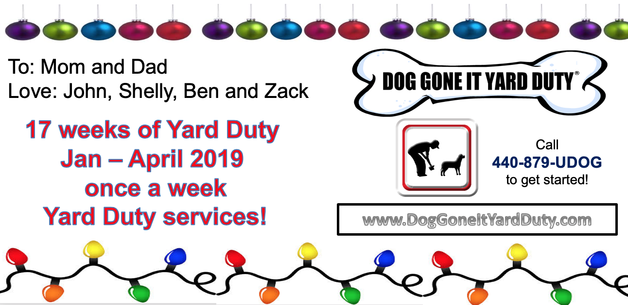 Dog Gone It Yard Duty - Bargain Dog Waste Services Gift Certificates on Sale NOW!